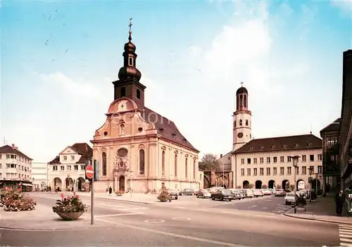 AK / Ansichtskarte Frankenthal_Pfalz Rathausplatz Frankenthal Pfalz