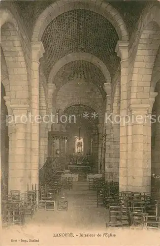 AK / Ansichtskarte Lanobre Interieur de l eglise Lanobre