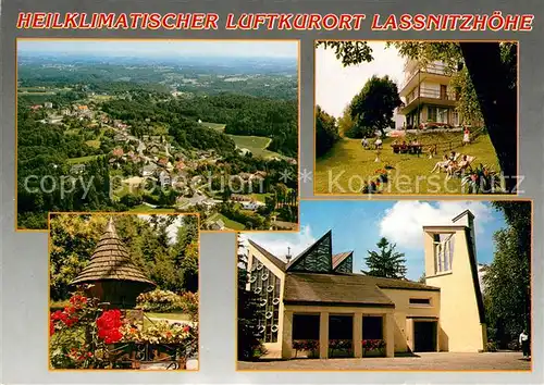 AK / Ansichtskarte Lassnitzhoehe Panorama Luftkurort Kurhotel Park Kirche Lassnitzhoehe