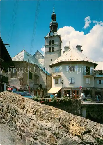 AK / Ansichtskarte Megeve Le Clocher Station d ete et hiver Megeve