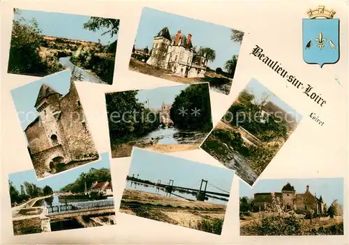 AK / Ansichtskarte Beaulieu sur Loire Vues d ensemble Beaulieu sur Loire