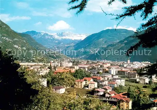 AK / Ansichtskarte Bozen_Suedtirol Panorama con il Catinaccio Rosengarten Dolomiten Bozen Suedtirol