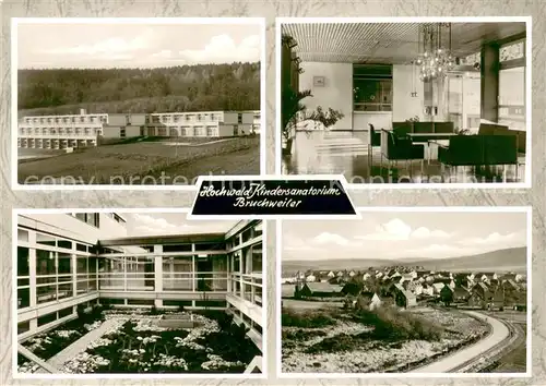 AK / Ansichtskarte Bruchweiler_Birkenfeld Hochwald Kindersanatorium Foyer Panorama Bruchweiler_Birkenfeld