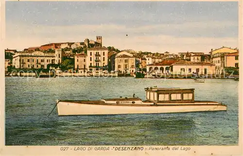 AK / Ansichtskarte Desenzano_Lago_di_Garda Panorama dal Lago Desenzano_Lago_di_Garda