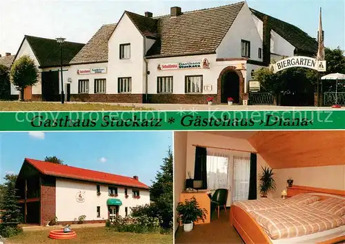 AK / Ansichtskarte Dollenchen Gasthaus Stuckatz mit Gaestehaus Diana Zimmer Dollenchen