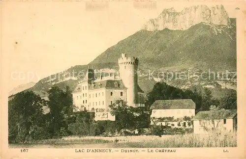 AK / Ansichtskarte Duingt Lac dAnnecy Le Chateau Duingt