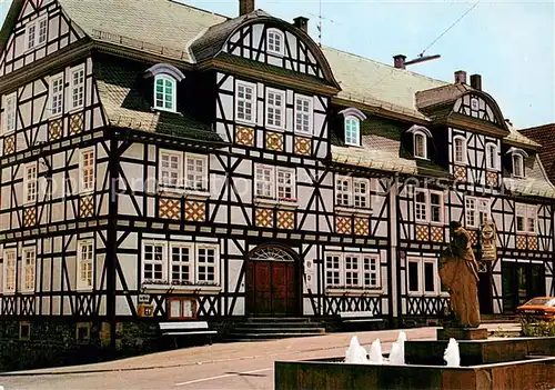 AK / Ansichtskarte Herbstein Gasthaus Pension Stadtschenke Herbstein