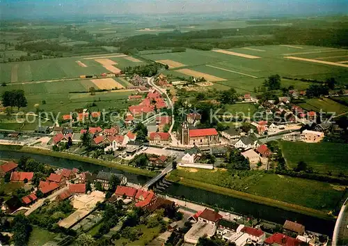 AK / Ansichtskarte Herzlake an der Hase Fliegeraufnahme Herzlake