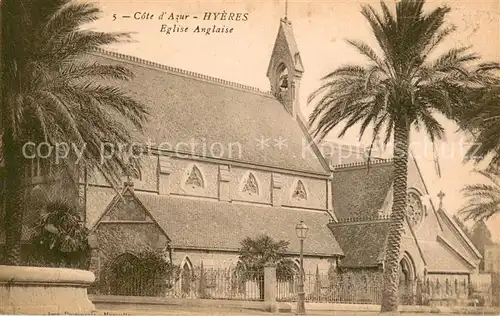 AK / Ansichtskarte Hyeres_les_Palmiers Eglise Anglaise Hyeres_les_Palmiers