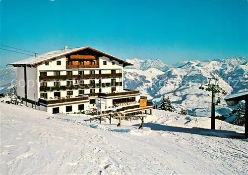 AK / Ansichtskarte Kitzbuehel_Tirol Skiparadies Hahnenkamm Hotel Ehrenbachhoehe Blick gegen Loferer und Leoganger Steinberge Kitzbuehel Tirol