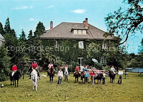 AK / Ansichtskarte Lamstedt Ponyhof Westerberg Lamstedt