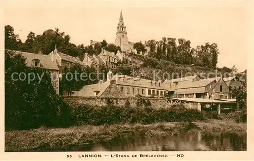 AK / Ansichtskarte Lannion Etang de Brelevenez Lannion