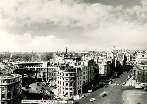 AK / Ansichtskarte London Admiralty Arch and the Mall London