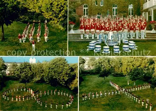 AK / Ansichtskarte Lunden_Holstein Spielmannszug des Vereins Lundener Spielleute von 1962 Variationen Lunden_Holstein