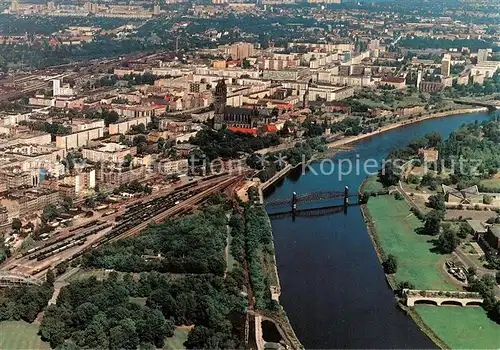 AK / Ansichtskarte Magdeburg Fliegeraufnahme Magdeburg