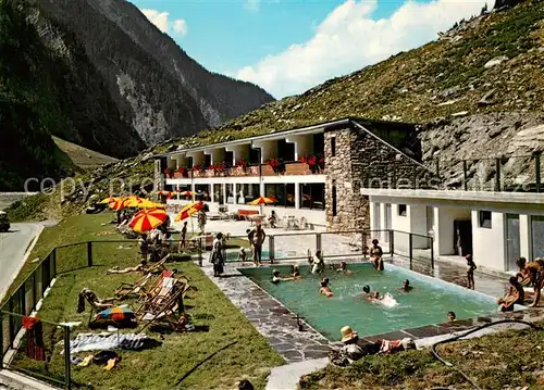 AK / Ansichtskarte Mayrhofen_Zillertal Kroells Gasthaus Wasserfall Pool Mayrhofen_Zillertal