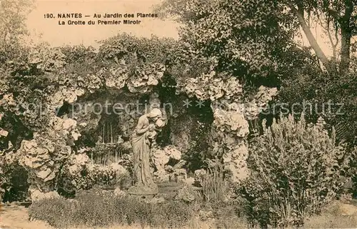 AK / Ansichtskarte Nantes_Loire_Atlantique Au Jardin des Plantes La Grotte du Premier Miroir Nantes_Loire_Atlantique