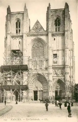 AK / Ansichtskarte Nantes_Loire_Atlantique La Cathedrale Nantes_Loire_Atlantique