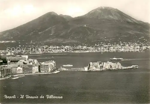 AK / Ansichtskarte Napoli_Neapel Il Vesuvio da Villanova Napoli Neapel