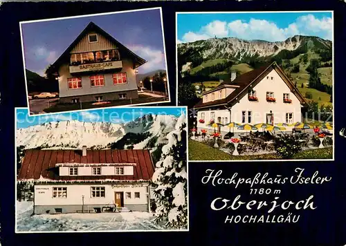 AK / Ansichtskarte Oberjoch Hochpasshaus Iseler  Oberjoch