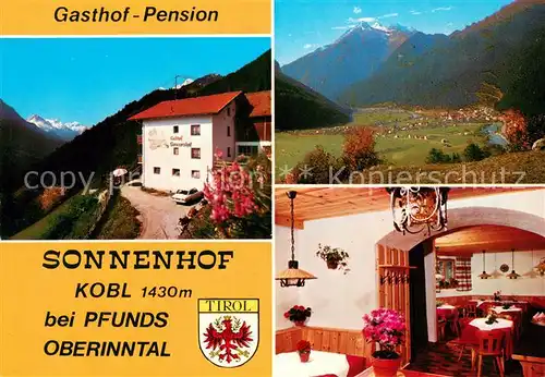 AK / Ansichtskarte Pfunds Gasthof Pension Sonnenhof Gaststube Panorama Pfunds