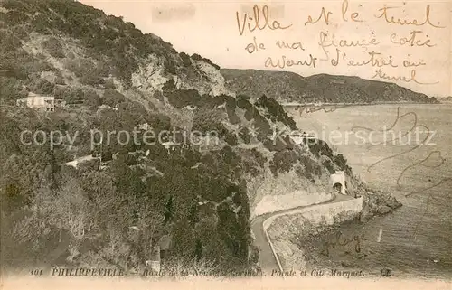 AK / Ansichtskarte Philippeville_Belgien Route de la Nouvelle Corniche Pointe et Cite Marquet Philippeville_Belgien