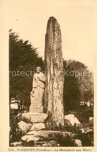 AK / Ansichtskarte Plozevet Monument aux Morts Kriegerdenkmal Plozevet