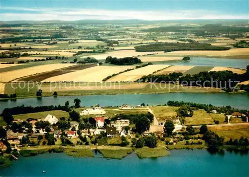 AK / Ansichtskarte Poenitz_See Fliegeraufnahme Poenitz_See