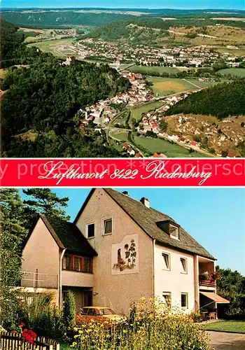 Riedenburg_Altmuehltal Fliegeraufnahme Pension Renholzberger Tischer Riedenburg Altmuehltal