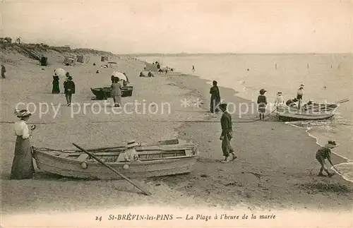 Saint Brevin les Pins La Plage a lheure de la maree Saint Brevin les Pins