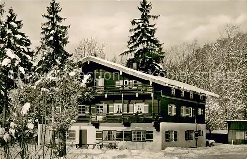 Schellenberg_Marktschellenberg Katholisches Jugendheim Schmitzhof Winterlandschaft Schellenberg