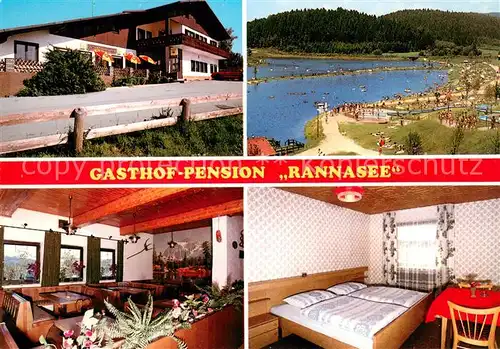 Wegscheid_Niederbayern Gasthof Pension Rannasee Fremdenzimmer Panorama Badesee Wegscheid Niederbayern