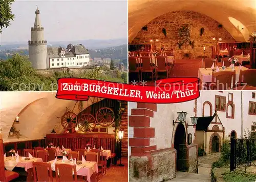 Weida_Thueringen Gaststaette Zum Burgkeller Burg Weida Thueringen