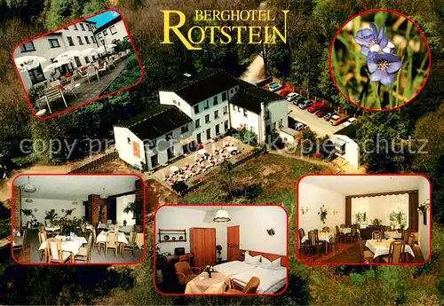 AK / Ansichtskarte Sohland_Rotstein Berghotel Rotstein Fliegeraufnahme Terrasse Gastraeume Zimmer 