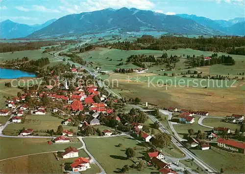 AK / Ansichtskarte Bayersoien_Bad Fliegeraufnahme mit Hoerndl Bayersoien_Bad