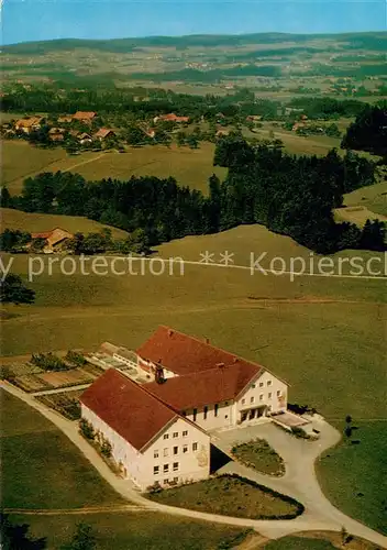 AK / Ansichtskarte Opfenbach Missionshaus Mellatz Fliegeraufnahme  Opfenbach