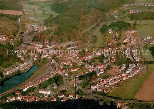 AK / Ansichtskarte Hirzenhain_Wetteraukreis Schloss Hohenwehrda Hermann Lietz Schule Fliegeraufnahme  Hirzenhain Wetteraukreis