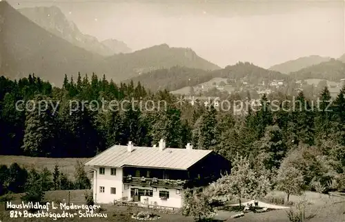 AK / Ansichtskarte Schoenau_Berchtesgaden Haus Wildhof Panorama Berchtesgadener Alpen Schoenau Berchtesgaden