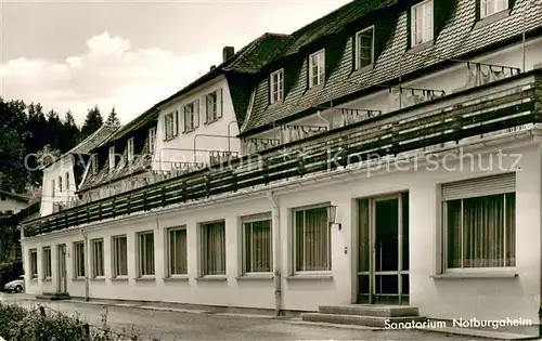 AK / Ansichtskarte Bad_Faulenbach Sanatorium Notburgaheim Bad_Faulenbach