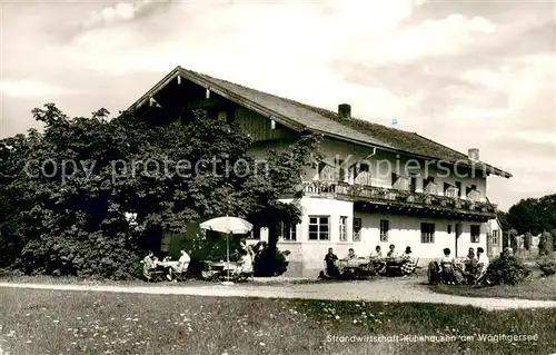 AK / Ansichtskarte Kuehnhausen_Waginger_See Strandwirtschaft Kuehnhausen_Waginger_See