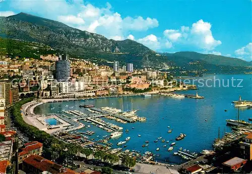 AK / Ansichtskarte Monte Carlo Vue d ensemble du port Principaute de Monaco Monte Carlo