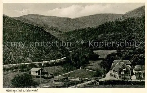 AK / Ansichtskarte Oberdielbach Panorama Hoellengrund im Odenwald Oberdielbach