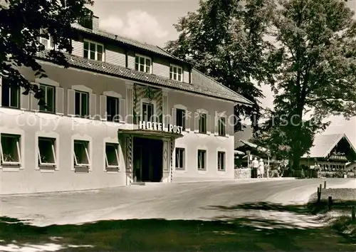 AK / Ansichtskarte Bad_Heilbrunn Hotel zur Post Bad_Heilbrunn