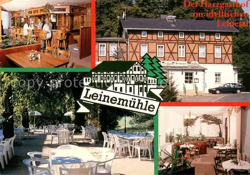 AK / Ansichtskarte Molmerswende Gasthof Hotel Leinemuehle Restaurant Terrasse Molmerswende