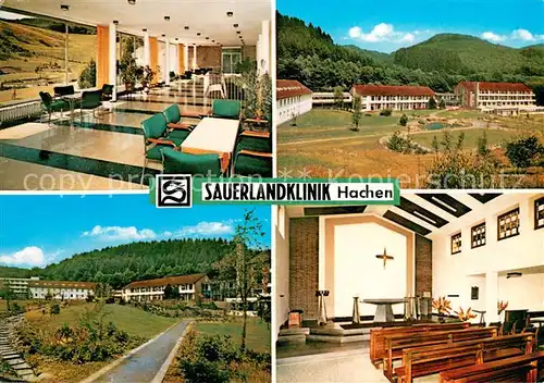 AK / Ansichtskarte Hachen_Sauerland Sauerlandklinik Hachen_Sauerland