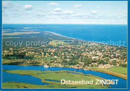 AK / Ansichtskarte Zingst_Ostseebad Fliegeraufnahme Zingst_Ostseebad