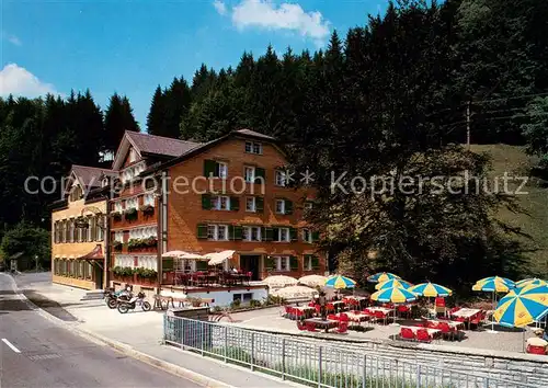 AK / Ansichtskarte Urnaesch_AR Gasthaus Rossfall Terrasse Urnaesch_AR