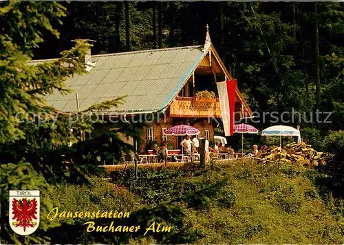 AK / Ansichtskarte Maurach_Achensee Jausenstation Buchauer Alm Maurach Achensee