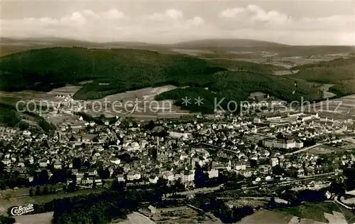 AK / Ansichtskarte Olpe_Meschede Fliegeraufnahme Olpe Meschede