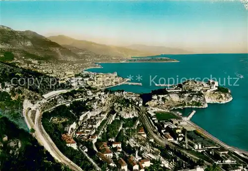 AK / Ansichtskarte Monaco Vue aerienne de la Principaute Monaco